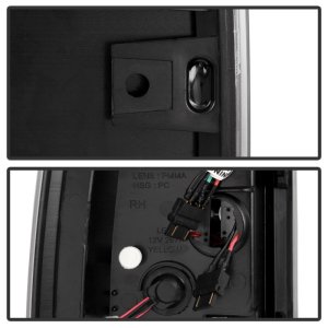 Chevrolet Suburban Tail Lights - SPYDER - LED - Black - `00-`06