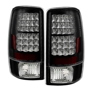 GMC Yukon Tail Lights - SPYDER - LED - Black - `00-`06