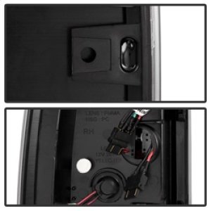 GMC Yukon Tail Lights - SPYDER - LED - Black - `00-`06