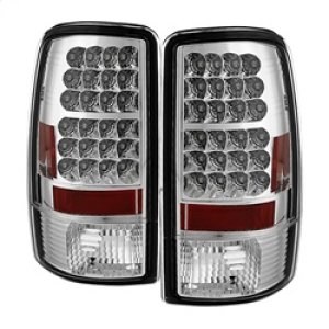 Chevrolet Suburban 2500 LED Tail Lights - SPYDER - Chrome - `00-`06