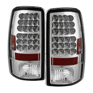 Chevrolet Suburban 2500 LED Tail Lights - SPYDER - Chrome - `00-`06
