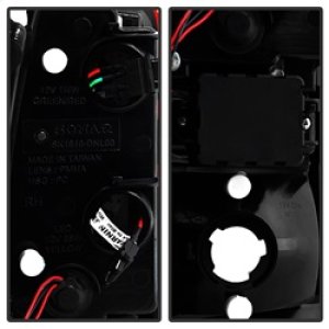 Chevrolet Suburban 1500 LED Tail Lights - SPYDER - Red/Clear - `00-`06