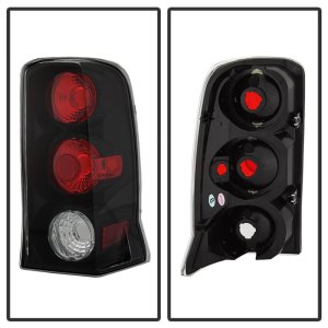 Cadillac Escalade Tail Lights - SPYDER - Euro Style - Black - `02-`06 Cadillac Escalade Tail Lights - SPYDER - Euro Style - Black - `02-`06