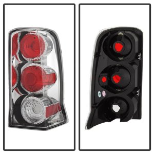 Cadillac Escalade Tail Lights - SPYDER - Euro Style - Chrome - `02-`06