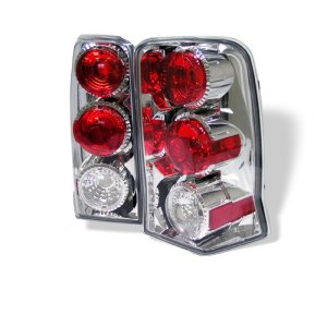 Cadillac Escalade Tail Lights - SPYDER - Euro Style - Chrome - `02-`06