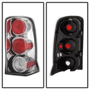 Cadillac Escalade Tail Lights - SPYDER - Euro Style - Chrome - `02-`06