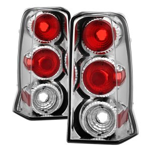 Cadillac Escalade Tail Lights - SPYDER - Euro Style - Chrome - `02-`06