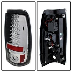 Chevrolet Silverado 1500 LED Tail Lights - Rear - SPYDER - Chrome - `03-`06
