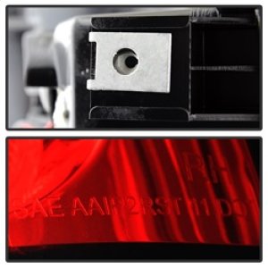 Chevrolet Silverado 1500 Tail Lights - SPYDER - LED - Red Clear - `03-`06