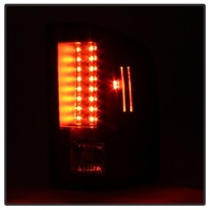 Chevrolet Silverado LED Tail Lights - SPYDER - Black - `07-`13