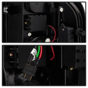 Chevrolet Silverado LED Tail Lights - SPYDER - Black - `07-`13