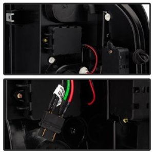 Chevrolet Silverado LED Tail Lights - SPYDER - Red/Smoke - `07-`13