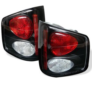 Chevrolet S10 Tail Light Set - SPYDER - Euro Style - Black - `94-`04
