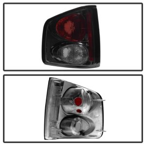 Chevrolet S10 Tail Light Set - SPYDER - Euro Style - Smoke - `94-`04