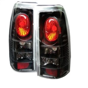 Chevrolet Silverado 1500 Tail Lights - SPYDER - Euro Style - Black - `99-`02