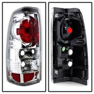 Chevrolet Silverado 1500 Tail Lights - SPYDER - Euro Style - Chrome - `99-`02