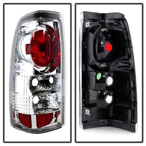 Chevrolet Silverado 1500 Tail Lights - SPYDER - Euro Style - Chrome - `99-`02