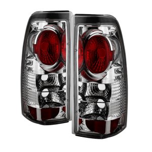 Chevrolet Silverado 2500 Tail Lights - SPYDER - Euro Style - Chrome - `99-`02