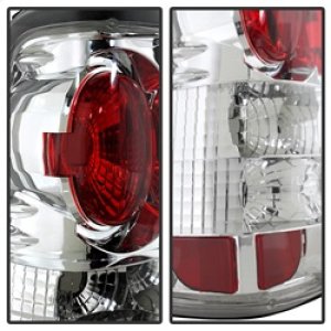 Chevrolet Silverado 2500 Tail Lights - SPYDER - Euro Style - Chrome - `99-`02