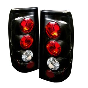 Chevrolet Silverado 1500 Tail Lights - SPYDER - Euro Style G2 Version - Black - `99-`02