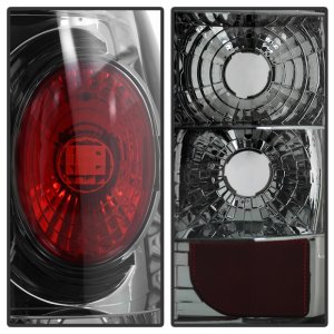 Chevrolet Silverado 2500 Tail Light Set - SPYDER - Euro Style - Smoke - `99-`02