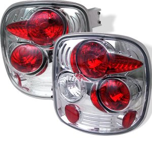 Chevrolet Silverado Stepside Euro Tail Lights - SPYDER - Euro Style - Chrome - `99-`04