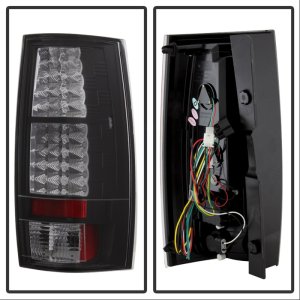 Chevrolet Suburban LED Tail Lights - SPYDER - Black - `07-`14