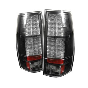 GMC Yukon Denali LED Tail Lights - SPYDER - Black - `07-`14