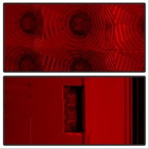 Chevrolet Suburban LED Tail Lights - Rear - SPYDER - Red Clear - `07-`14