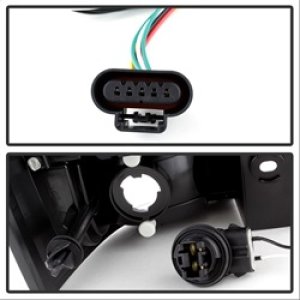 GMC Yukon LED Tail Lights - Rear - SPYDER - Red Clear - `07-`14