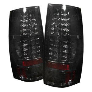 GMC Yukon LED Tail Lights - Rear - SPYDER - Smoke - `07-`14