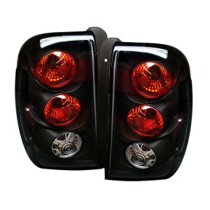 Chevrolet TrailBlazer Tail Lights - SPYDER - Euro Style - Black - `02-`09