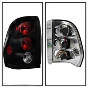 Chevrolet TrailBlazer Tail Lights - SPYDER - Euro Style - Black - `02-`09