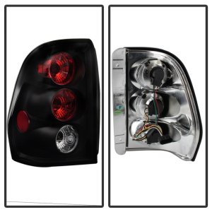 Chevrolet TrailBlazer Tail Lights - SPYDER - Euro Style - Black - `02-`09