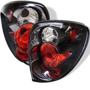 Dodge Caravan Tail Lights - SPYDER - Euro Style - Black - `01-`07