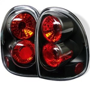 Dodge Caravan Tail Lights - SPYDER - Euro Style - Black - `96-`00