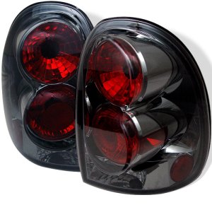 Dodge Grand Caravan Euro Tail Lights - SPYDER - Euro Style - Smoke - `96-`00
