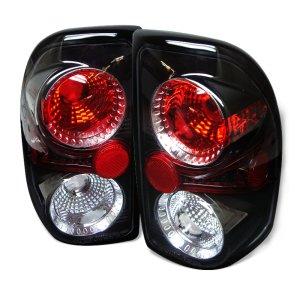 Dodge Dakota Tail Lights - SPYDER - Euro Style - Black - `97-`04