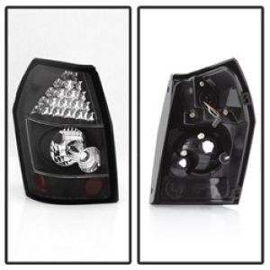 Dodge Magnum LED Tail Lights - SPYDER - Black - `05-`08