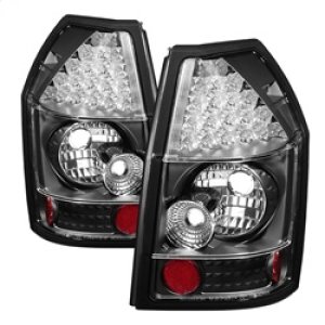 Dodge Magnum LED Tail Lights - SPYDER - Black - `05-`08