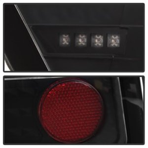 Dodge Magnum LED Tail Lights - SPYDER - Black - `05-`08