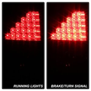 Dodge Magnum Tail Lights - SPYDER - LED - Smoke - `05-`08