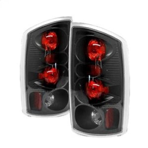 Dodge Ram 2500 Tail Lights - Rear - SPYDER - Euro Style - Black - `03-`06