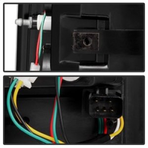 Dodge Ram 3500 LED Tail Lights - SPYDER - Black - `03-`06