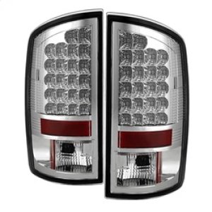 Dodge Ram 3500 Tail Lights - SPYDER - LED - Chrome - `03-`06