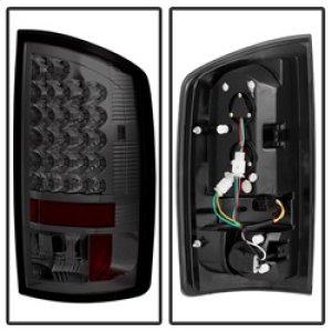 Dodge Ram 3500 LED Tail Lights - SPYDER - G2 Version - Smoke - `03-`06