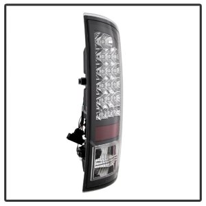 Dodge Ram 1500 LED Tail Lights - SPYDER - Black - `07-`08