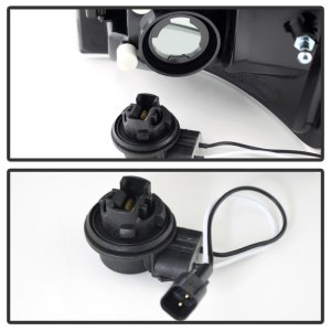 Dodge Ram 2500 LED Tail Lights - SPYDER - Black - `07-`09