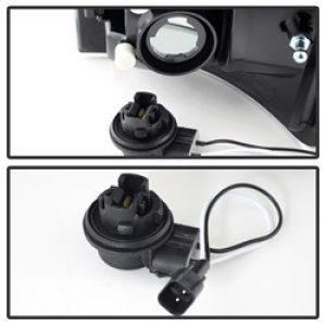 Dodge Ram 2500 LED Tail Lights - SPYDER - Black - `07-`09