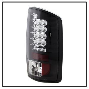 Dodge Ram 2500 LED Tail Lights - SPYDER - Black - `07-`09